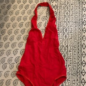 NEW American Apparel halter body suit